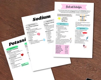 Guia de estudo sobre fluidos e eletrólitos para enfermeiros (download digital)