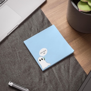 Playful Ghost Sticky Notes, Cute Office Supplies, Halloween Stationery, Fun Note Pads, Productivity Tools, Don&#39;t Ghost Me!