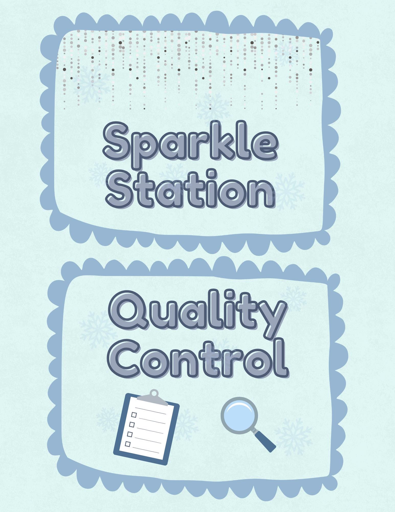 Snowflake Factory | Dramatic Play Printable (digital Download) - Etsy