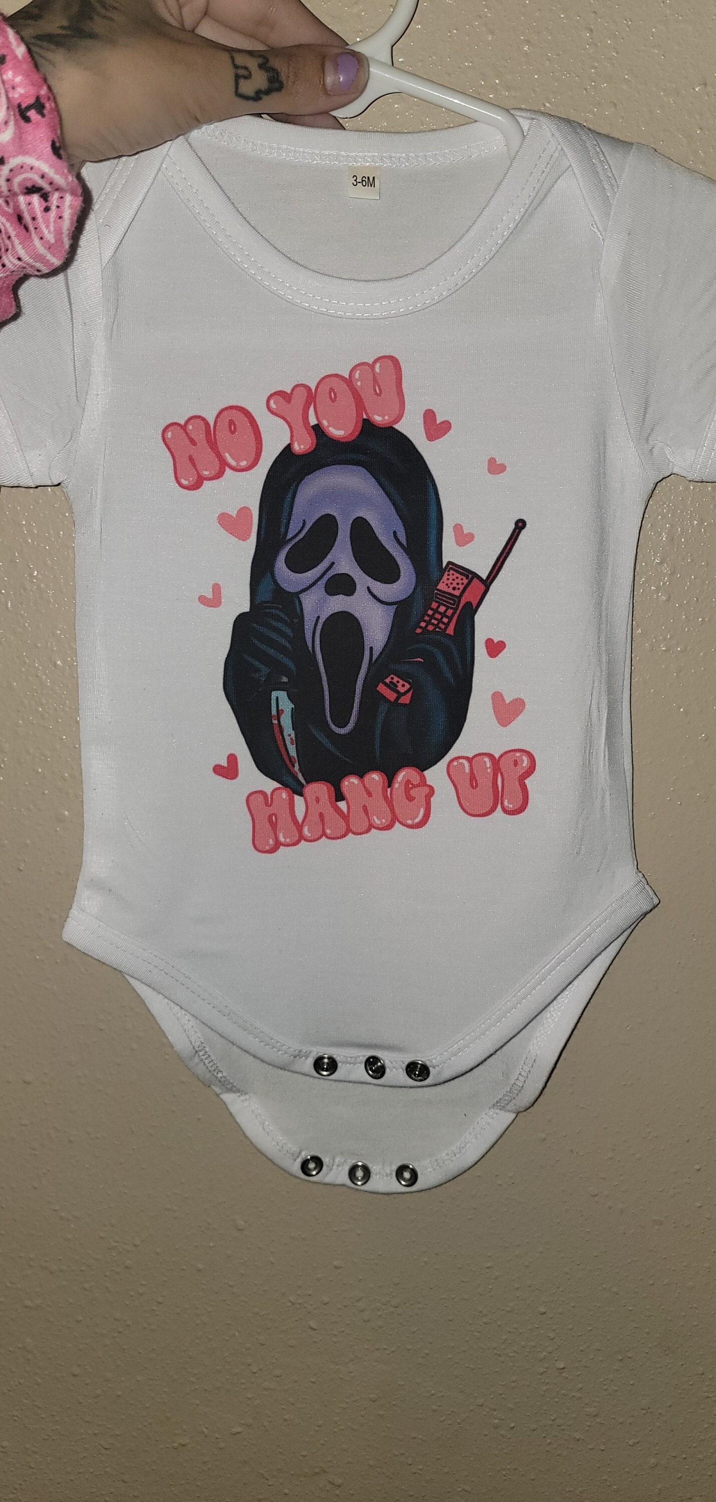 Ghostface Onesie Halloween Etsy