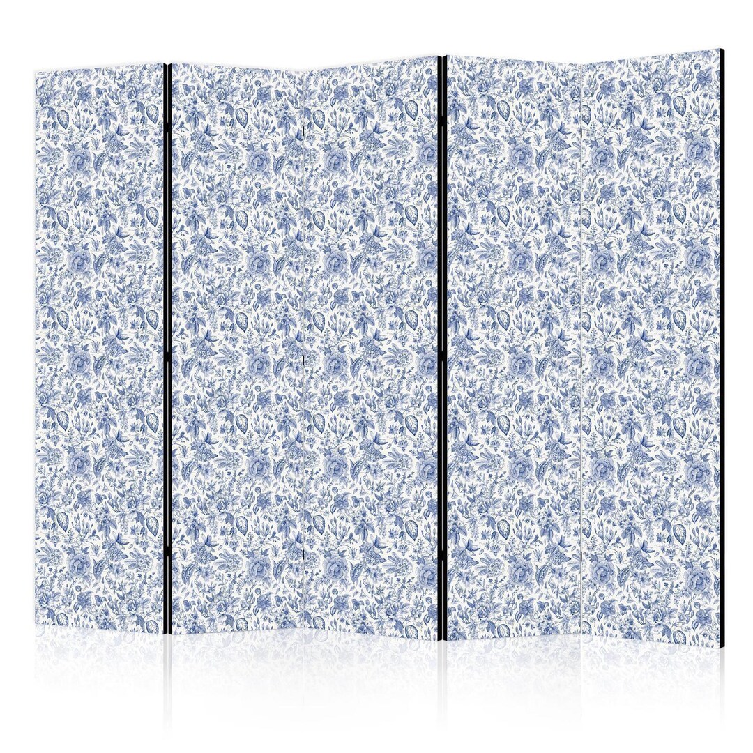 Single-sided Room Divider, Screen - Illustration in Vintage Style ...