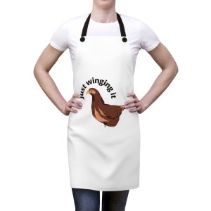 Chicken Apron | Apron | Funny Apron | Just winging it