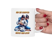 Female BJJ Grapplers Mug: And She Grappled Happily Ever After - Best Gift for Birthday - Brazilian Jujitsu Coffee cup