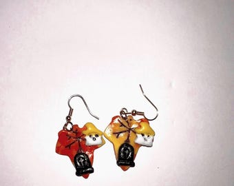 Halloween Leaf Dangles