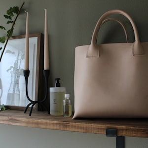 Handmade Full-Grain Leather Tote