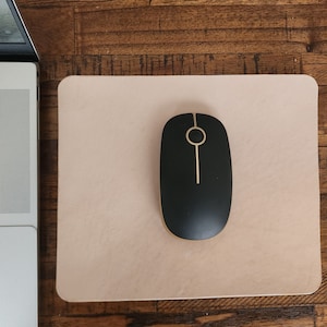 Handmade Full-Grain Leather Mouse Pad