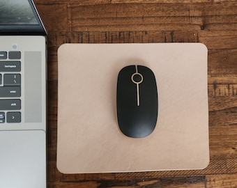 Handmade Full-Grain Leather Mouse Pad