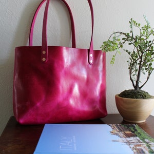 Handmade Full-Grain Vegtan Leather Tote/Purse