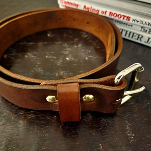 Handmade THICK Full-Grain Leather Belt