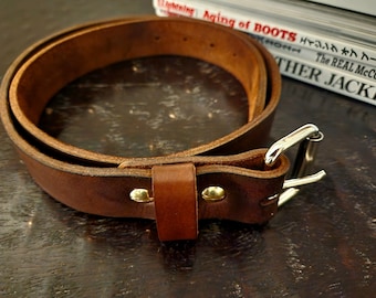 Handmade THICK Full-Grain Leather Belt