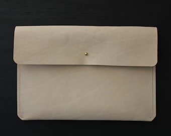 Handmade Full-Grain Leather Vegetable Tanned iPad/Tablet Case
