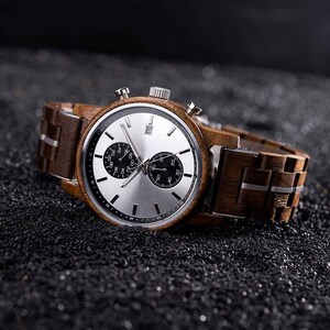 ENGRAVED WATCH - First Fathers Day Gift - Anniversary Gift - Wooden Watch For Men - Boyfriend Birthday Gift - Groomsmen Gifts Personalized