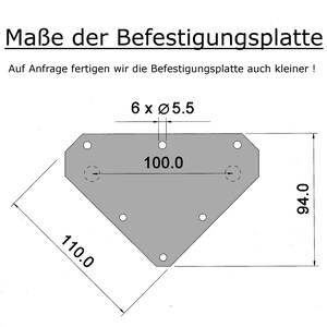 Hårnålsben 15 / 20 / 30 / 40 / 50 / 60 / 72 / 80 / 90 / 100 cm Hårnålsben Bordsben Bordsskenor Matbord Hårnålsben bild 7