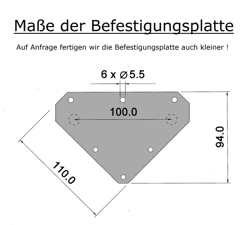 Hairpin Legs 15 / 20 / 30 / 40 / 50 / 60 / 72 / 80 / 90 / 100 cm Haarnadelbeine Hairpins Tischbeine Tischkufen Esstisch Hairpinlegs Bild 7