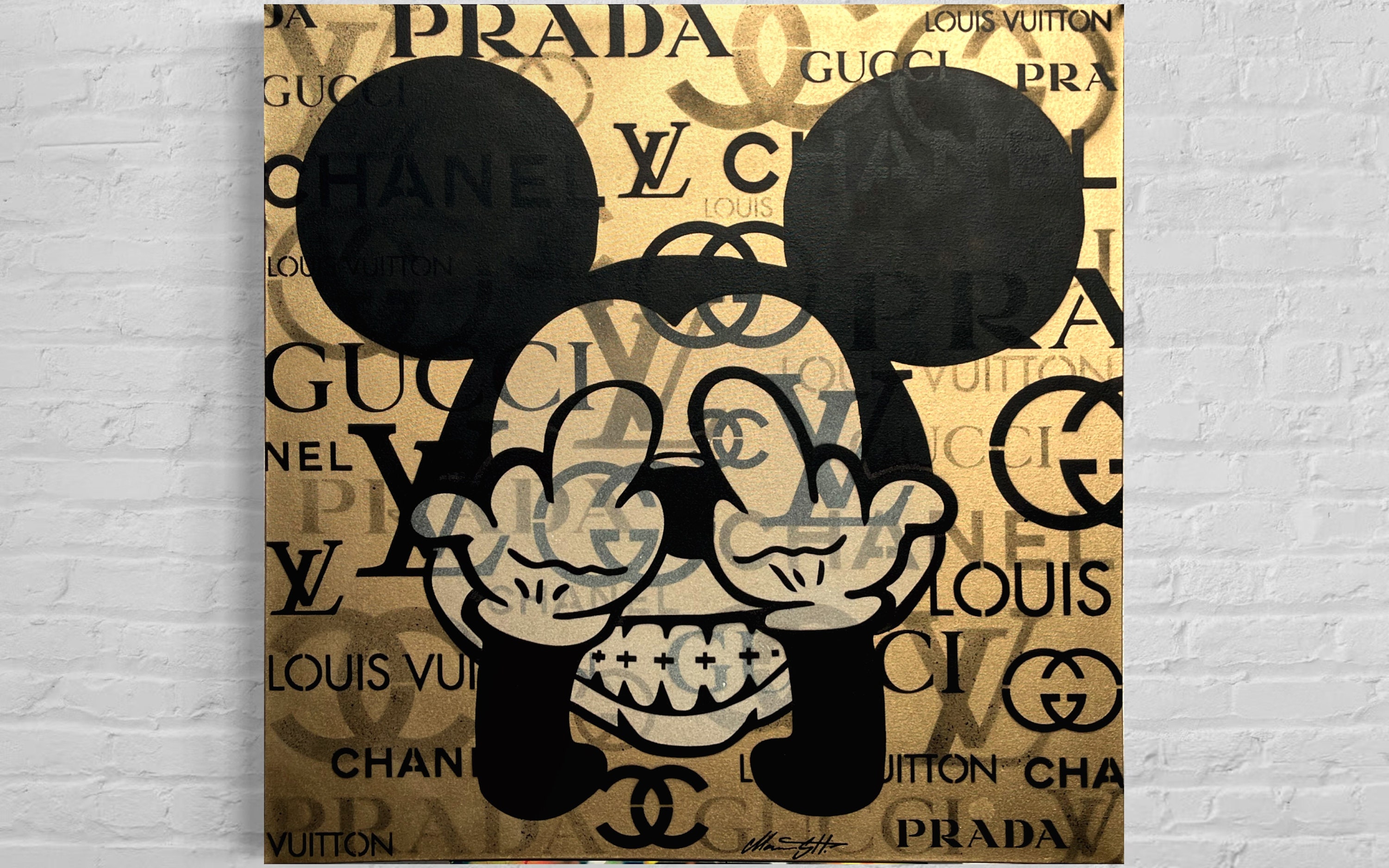 tableau mickey louis vuitton