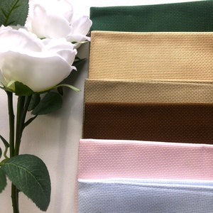 14 Count Aida Cloth: Cross Stitch Needlepoint Fabric (45x30cms)