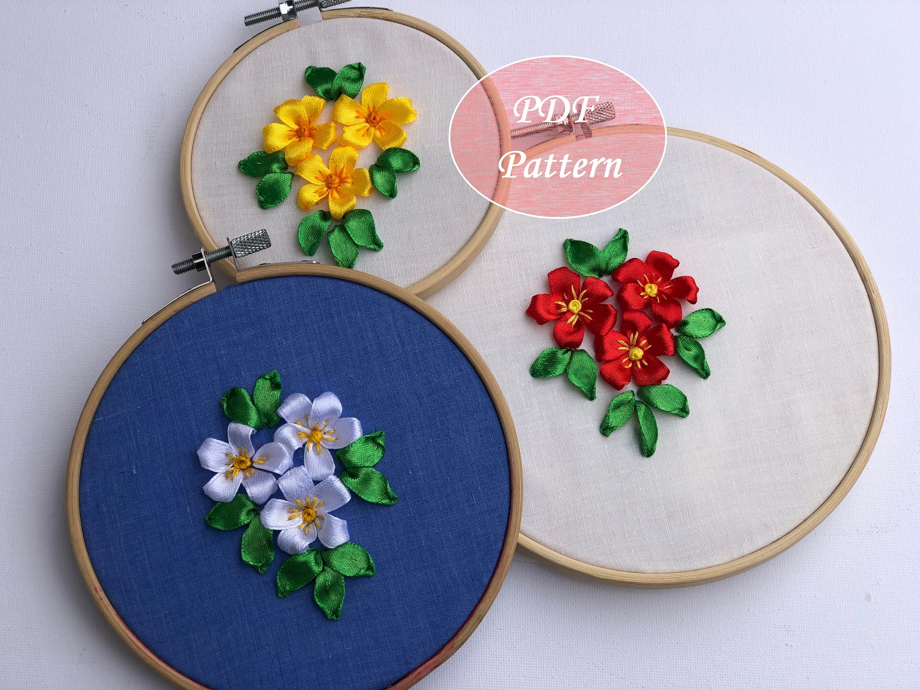 18th Century Ribbon Embroidery Collection e-Book – Romantic