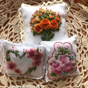 Pincushion Embroidery Kit, Beautiful Hand Embroidered Pincushion for You to  Make 