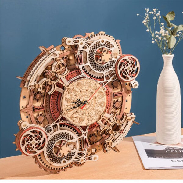 Wooden Clock Kit Etsy
