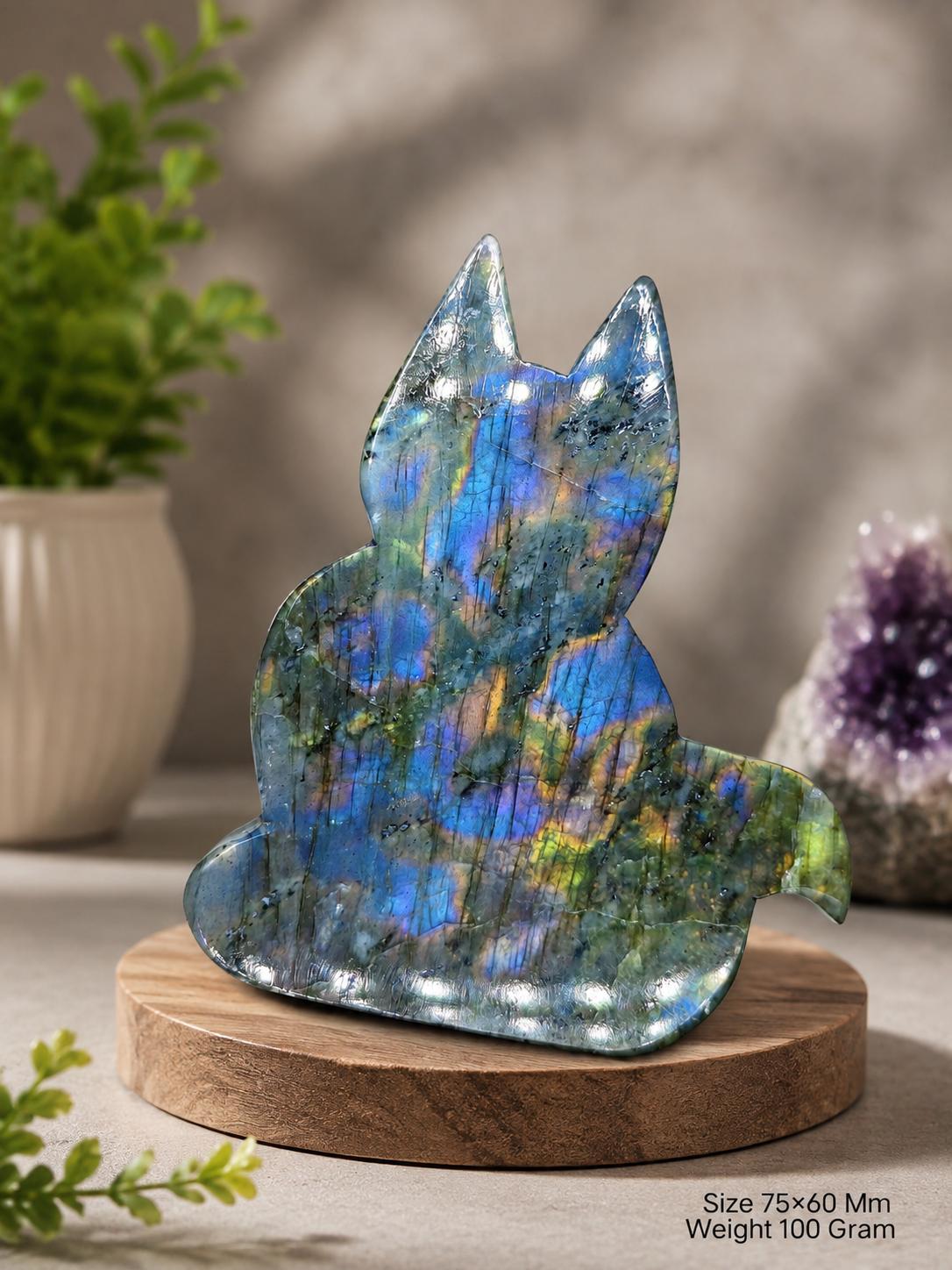 Labradorite Cat Statue - Etsy Labradorite Cat Statue - Etsy