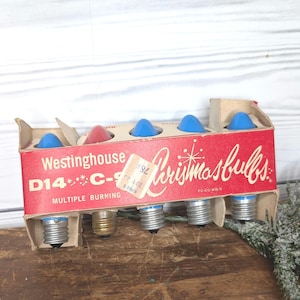 Vintage Christmas Bulbs in Package
