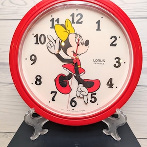 Vintage Minnie Mouse Disney Clock