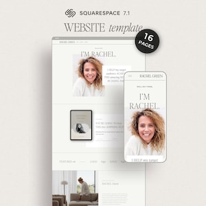 Squarespace Template Coach Website Template Squarespace Website Template for Coaches Squarespace Template Coaching Website for Life Coach