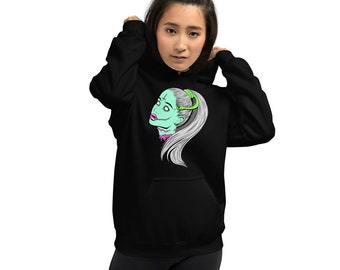 Ariana Grande Zombie Hoodie- Horror Occult Dead Cross Demon Vampire Witchcraft Wicca Black Magickk