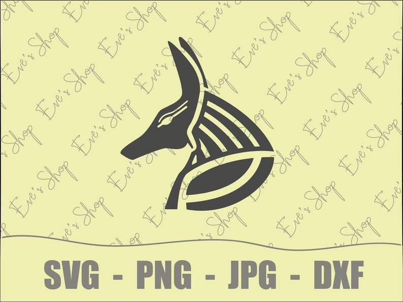Ancient Egyptian Dog SVG Egypt Dog Cut Files Egypt Pharaoh Etsy