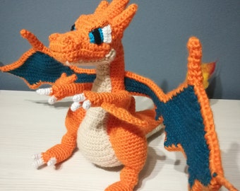 Crocheted Charizard