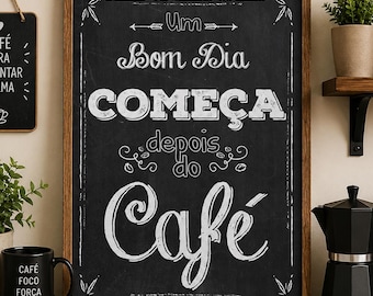 Brasilianische Kaffee Wandkunst, portugiesische Küche Zitat Poster, Kaffeebar Dekor, Brasilien Wohnkultur, Kaffeeliebhaber Geschenk, Cafe Zeichen