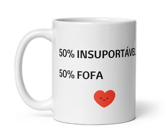 Taza de café divertida brasileña, regalo para la chica brasileña, idea de regalo de Brasil, bebedor de café de Brasil