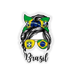 Brazil Sticker, Brazilian Girl Sticker, Brazilian Mom Sticker