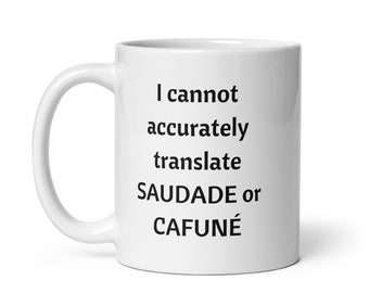 Portuguese Translator Mug, Brazil Funny Mug, Gift for Brazilian Idea