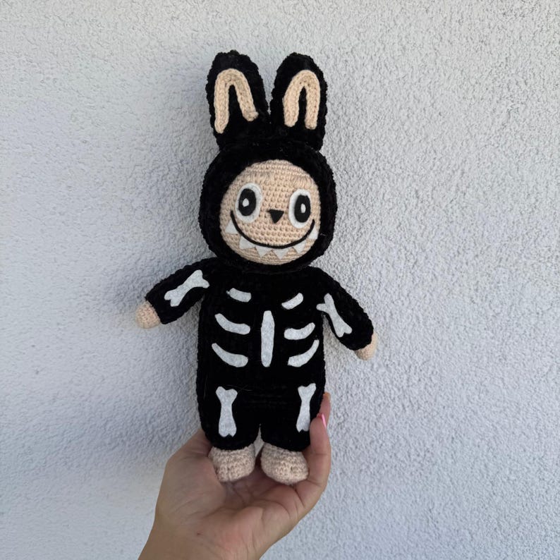 Labubu Crochet Pattern – Amigurumi Plush Toy Tutorial, DIY PDF Digital ...
