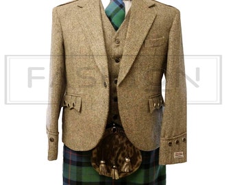 Mens Tweed Norfolk Jacket by Scottish Country Clothing House of