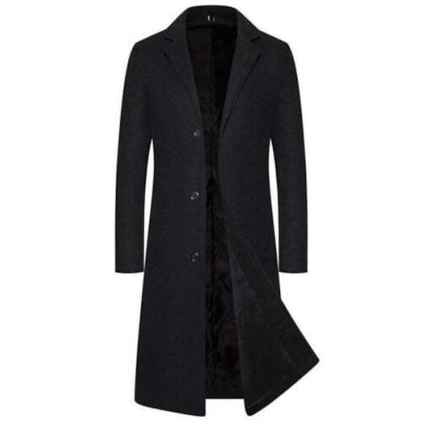 Long Wool Coat Etsy UK