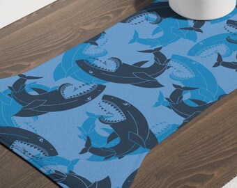 Caribbean Shark Pet Feeding Mat: Non-Slip Dog & Cat Bowl Placemat