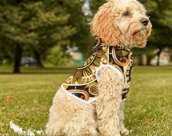 Mexican Mandala Dog Hoodie: Bohemian Pet Sweatshirt