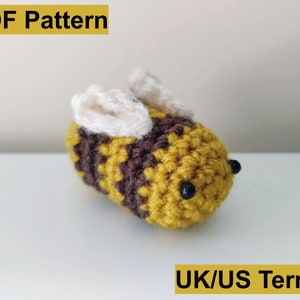 Bumblebee Crochet Pattern UK/US Terms (PDF Pattern Only)