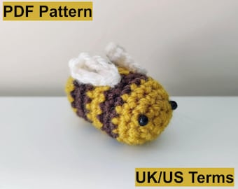 Bumblebee Crochet Pattern UK/US Terms (PDF Pattern Only)