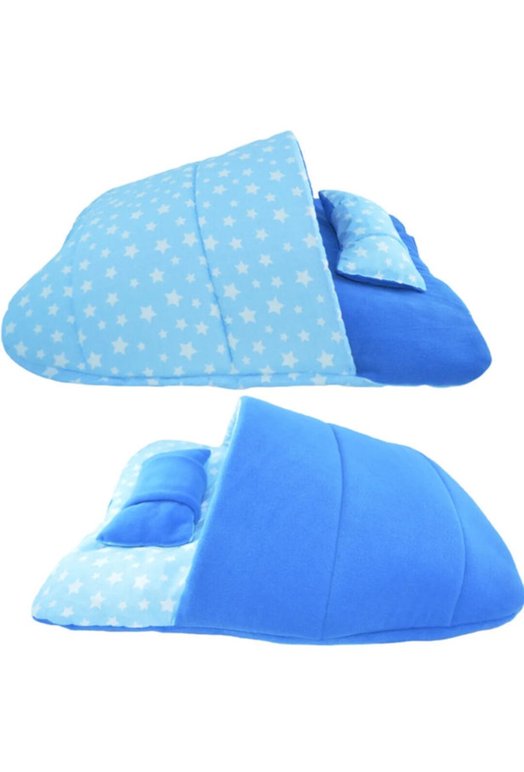 Slipper Pet Bed in Blue Color / Doublesided Bed / Shoe Pet Bed / Dog