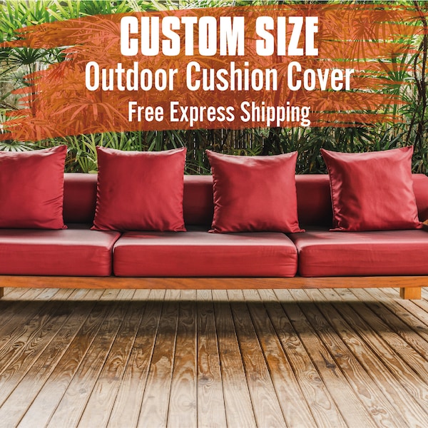 Outdoor Cushion Covers Replacement Etsy