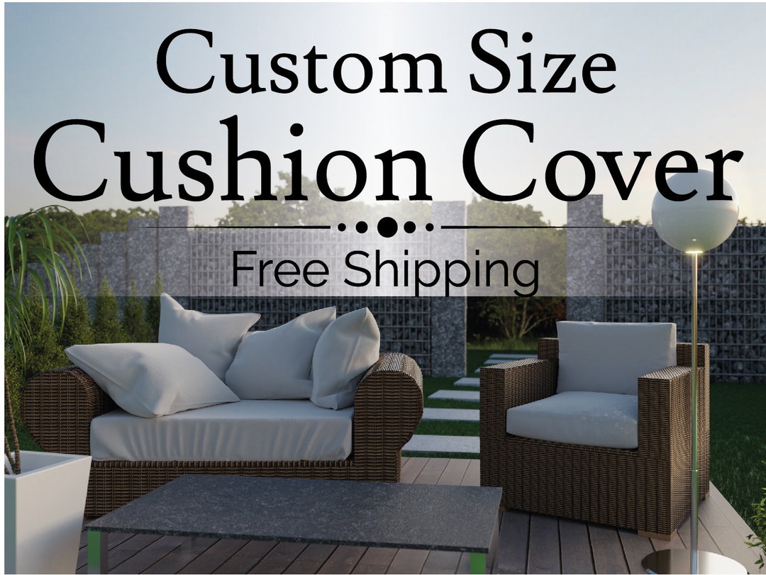 Custom Waterproof Cushion Cover Premium Outdoor Cushion Etsy