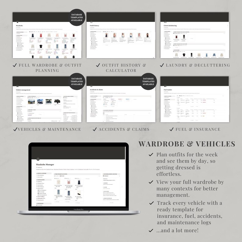 Notion template ultimate life planner | Notion life dashboard | Life planner Notion second brain | All-in-one Notion | Notion aesthetic image 10