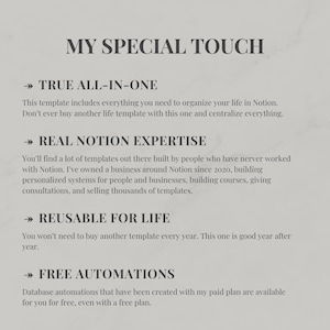 Notion template ultimate life planner | Notion life dashboard | Life planner Notion second brain | All-in-one Notion | Notion aesthetic image 18