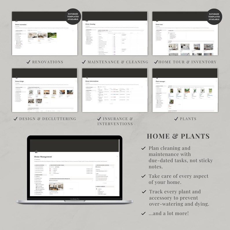 Notion template ultimate life planner | Notion life dashboard | Life planner Notion second brain | All-in-one Notion | Notion aesthetic image 9