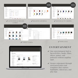 Notion template ultimate life planner | Notion life dashboard | Life planner Notion second brain | All-in-one Notion | Notion aesthetic image 7