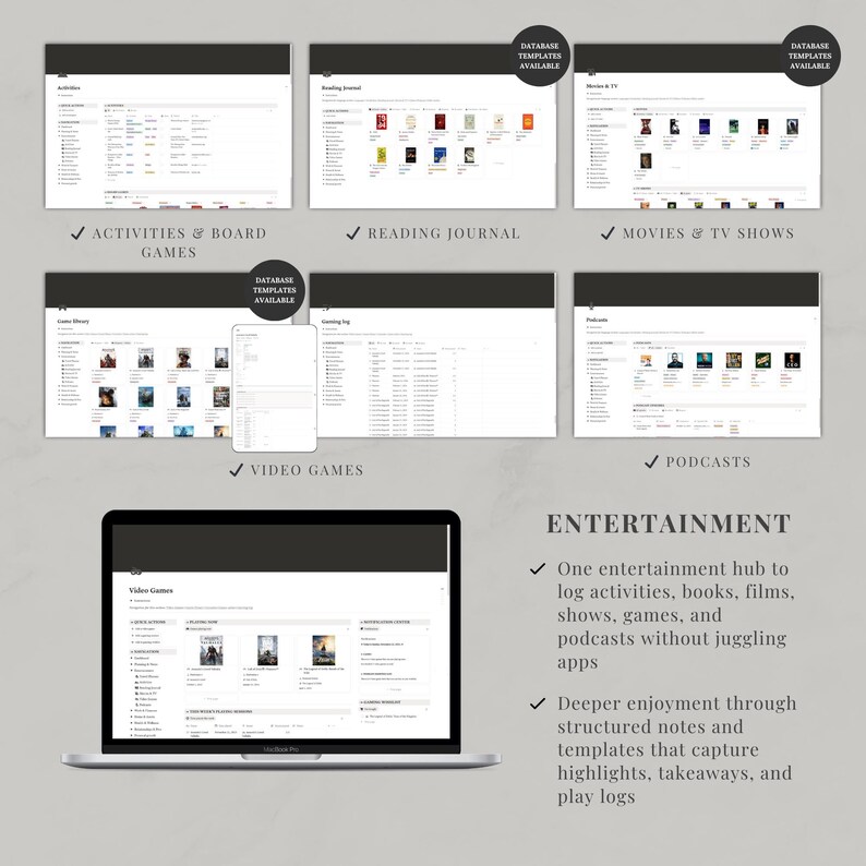 Notion template ultimate life planner | Notion life dashboard | Life planner Notion second brain | All-in-one Notion | Notion aesthetic image 7