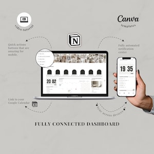 Notion template ultimate life planner | Notion life dashboard | Life planner Notion second brain | All-in-one Notion | Notion aesthetic image 2